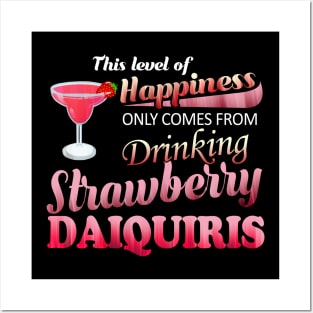 STRAWBERRY DAIQUIRIS A FRUITY RUM FAVORITE Posters and Art